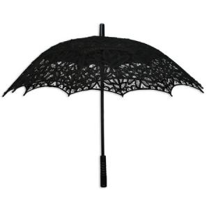  Victorian,Old West,Edwardian Ladies Parasols Black Cotton,Lace Lacy Parasols |Antique, Vintage, Old Fashioned, Wedding, Theatrical, Reenacting Costume | ,Gifts for Her,Nanny and Chimneysweep