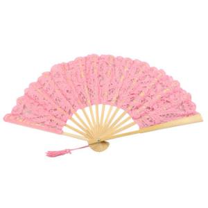  Victorian,Old West,Edwardian Ladies Accessories Pink,Red Cotton,Lace Fans |Antique, Vintage, Old Fashioned, Wedding, Theatrical, Reenacting Costume |