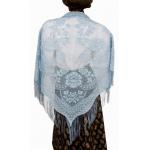 (disco)-Lace Shawl, Light Blue