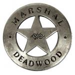 (disco)-Premium Old West Badge - Deadwood Marshal