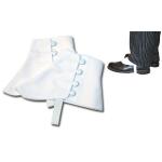 (disco)-Mens Spats - White