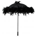 (disco)-Parasol, Black Feather