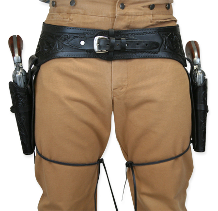 Ranger Style Cartridge Belt with a Single Mexican Double Loop