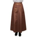 (disco)-Moire Gibson Girl Skirt - Chocolate
