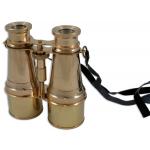 (disco)-6 Inch Brass Binoculars