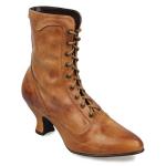 (disco)-Veil Granny Boot - Antique Saddle