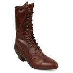 (disco)-Steeple Victorian Boot - Brandy