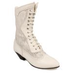 (disco)-Cathedral Granny Boot - White