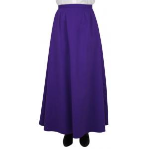  Victorian,Old West,Edwardian Ladies Skirts Purple Cotton Solid Dress Skirts,Work Skirts |Antique, Vintage, Old Fashioned, Wedding, Theatrical, Reenacting Costume |