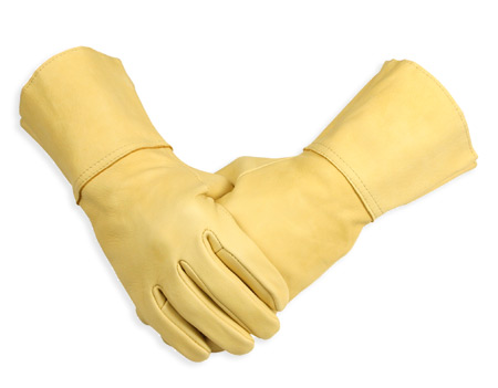 Steampunk Mens Brown Leather Solid Gloves | Gothic | Pirate | LARP | Cosplay | Retro | Vampire || Gauntlets, Natural Deerskin