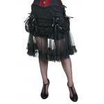 (disco)-Vanity Lace Skirt - Black