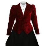 (disco)-Tapestry Outing Jacket - Red
