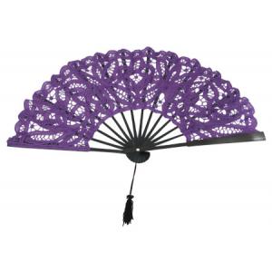  Victorian,Old West,Edwardian Ladies Accessories Purple Cotton,Lace Fans |Antique, Vintage, Old Fashioned, Wedding, Theatrical, Reenacting Costume |