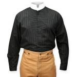 (disco)-Doc Stripe Shirt - Black