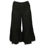 (disco)-Traditional Victorian Bloomers - Black Cotton