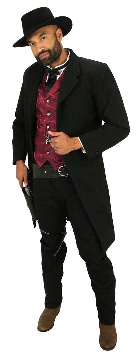 Black Cherry Jacquard Vest