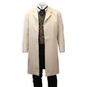  Victorian,Old West,Edwardian Mens Coats Brown,Tan Synthetic Solid Frock Coats |Antique, Vintage, Old Fashioned, Wedding, Theatrical, Reenacting Costume |