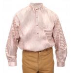 (disco)-Hombre Shirt - Burgundy Stripe