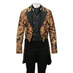 (disco)-Vienna Brocade Tailcoat - Velvet Trim