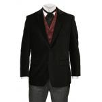 (disco)-Smoking Jacket - Black Velvet
