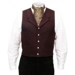 (disco)-New Banker Vest - Burgundy