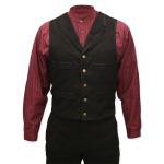(disco)-Caldwell Corduroy Vest - Black