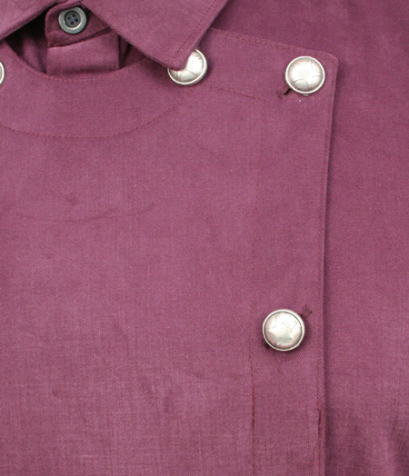 Brushed Twill Longhorn Shirt - Burgundy