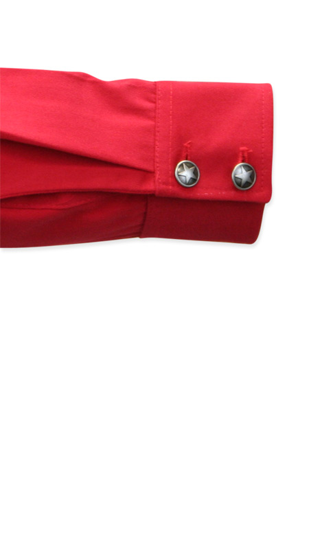 Brushed Twill Longhorn Shirt - Red