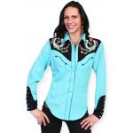 (disco)-Justice Blouse - Turquoise
