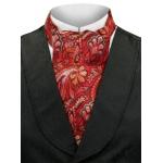 (disco)-Silk Ascot - Big Red Paisley