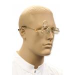 (disco)-Double Clip-On Magnifying Loupy - Gold Tone