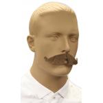  Victorian,Old West,Edwardian Mens Mustaches Brown Natural Mustaches |Antique, Vintage, Old Fashioned, Wedding, Theatrical, Reenacting Costume |