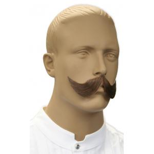  Victorian,Old West Mens Mustaches Brown Natural Mustaches |Antique, Vintage, Old Fashioned, Wedding, Theatrical, Reenacting Costume |