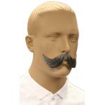  Victorian,Old West, Mens Mustaches Gray Natural Mustaches |Antique, Vintage, Old Fashioned, Wedding, Theatrical, Reenacting Costume |
