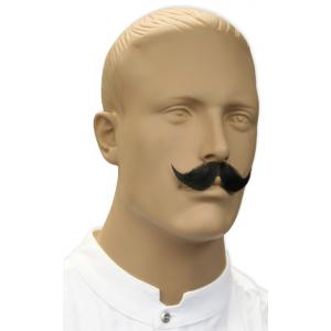  Victorian,Old West,Edwardian Mens Mustaches Black Natural Mustaches |Antique, Vintage, Old Fashioned, Wedding, Theatrical, Reenacting Costume |