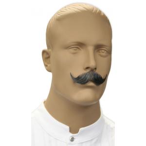  Victorian,Old West,Edwardian Mens Mustaches Gray Natural Mustaches |Antique, Vintage, Old Fashioned, Wedding, Theatrical, Reenacting Costume |