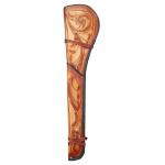 (disco)-Tooled Leather Rifle Scabbard