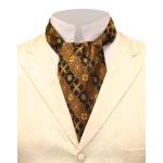 (disco)-Compass Rose Ascot - Black/Gold