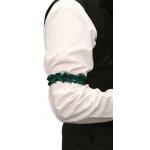  Victorian,Old West, Mens Accessories Green Silk Solid Sleeve Garters |Antique, Vintage, Old Fashioned, Wedding, Theatrical, Reenacting Costume | Gifts for Him