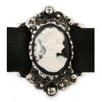 (disco)-Victorian Choker with Small Cameo