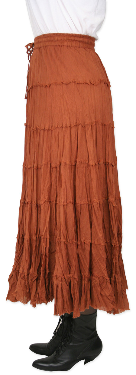 Marisol Prairie Skirt - Copper