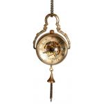 (disco)-Mechanical Globe Watch - Antique Gold (Unisex)