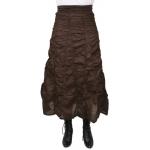 (disco)-Magdalena Ruched Skirt - Mocha