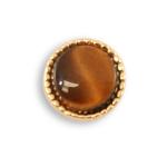 (disco)-Premium Tie Tack - Tigers Eye