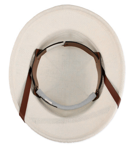 Straw Safari Helmet - White [003219] 