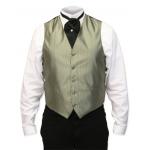 (disco)-Confectionery Stripe Vest - Green / White