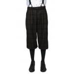 (disco)-Plaid Knickers - Burgundy