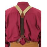 Khaki Stagecoach Y-Back Suspenders