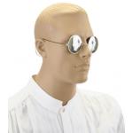 (disco)-Cable Temple Mirrored Specs - Silver Frames