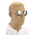 (disco)-Cable Temple Mirrored Specs - Gold Frames